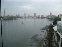 Le Caire et le Nil, vus du Grand Hyatt