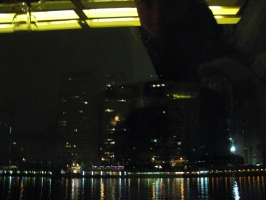 Bord du Nil, de nuit (avec reflet)