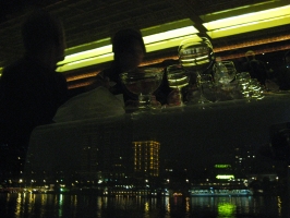 Bord du Nil, de nuit (avec reflet)