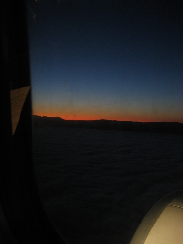  Coucher de soleil en vol 