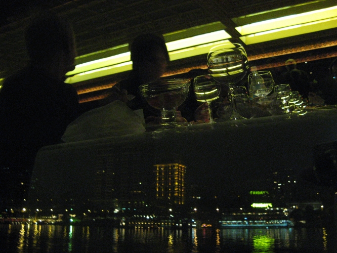  Bord du Nil, de nuit (avec reflet) 